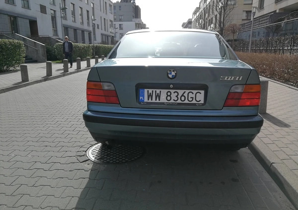 BMW Seria 3 cena 25900 przebieg: 134000, rok produkcji 1994 z Warszawa małe 562